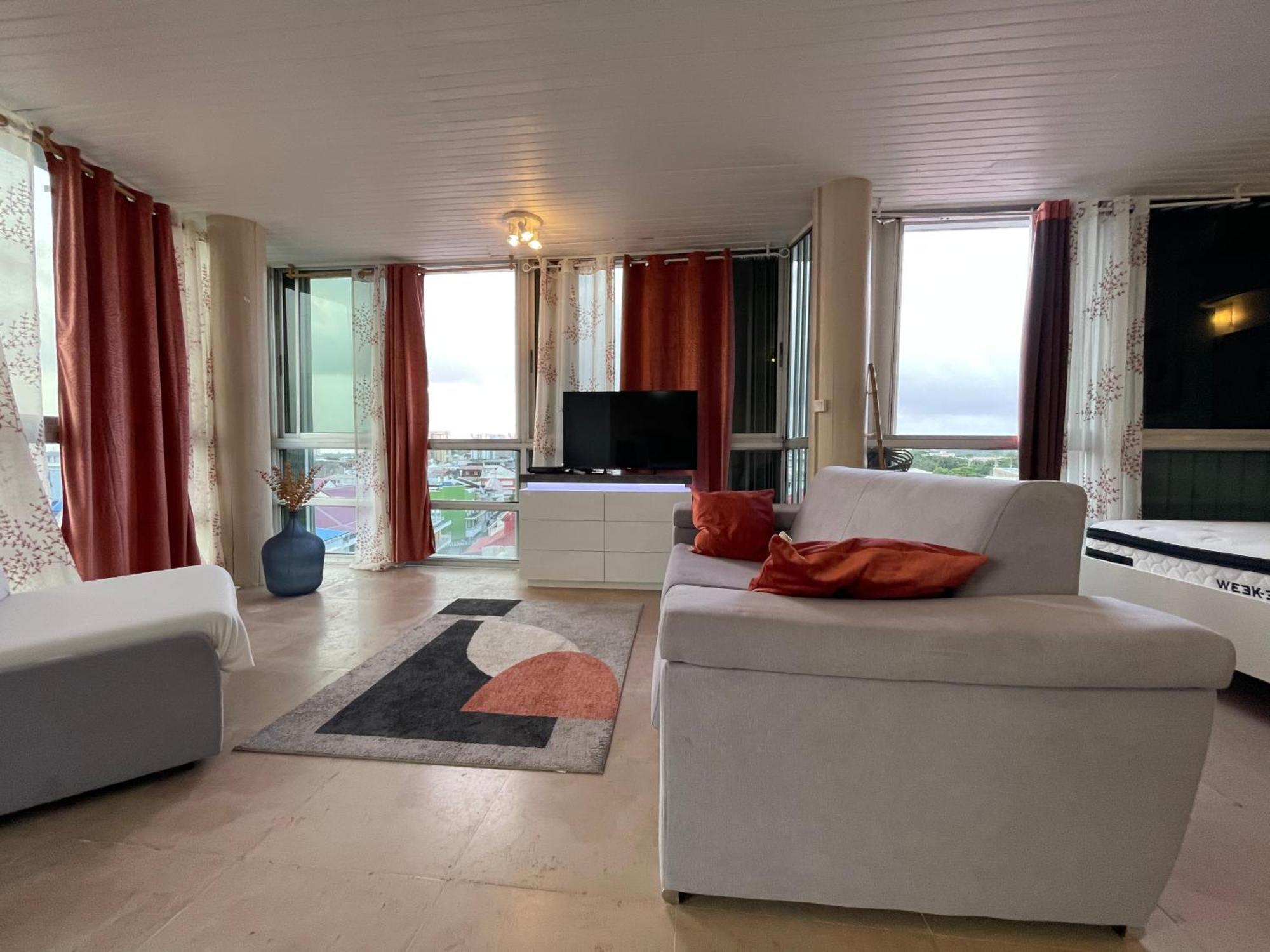 Penthouse Seaside 10 Min Port, Croisiere Et Aeroport Apartment ปวงต์-ตา-ปิตร์ ภายนอก รูปภาพ