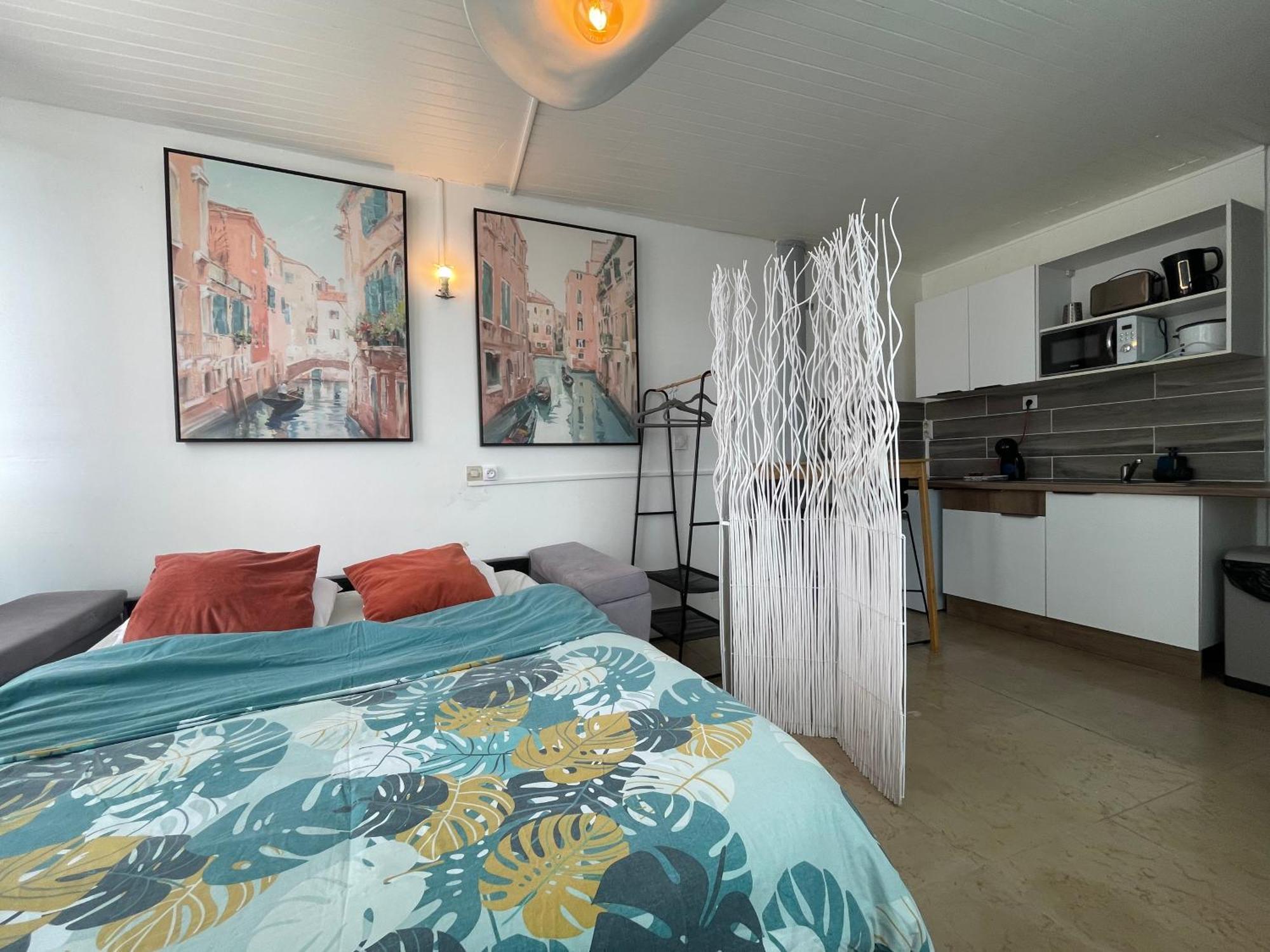 Penthouse Seaside 10 Min Port, Croisiere Et Aeroport Apartment ปวงต์-ตา-ปิตร์ ภายนอก รูปภาพ
